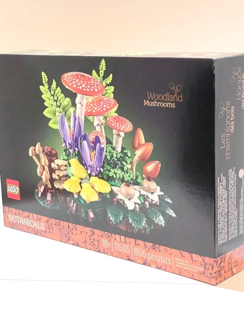 LEGO 11505 Botanicals Woodland Mushrooms NIB New in Hand